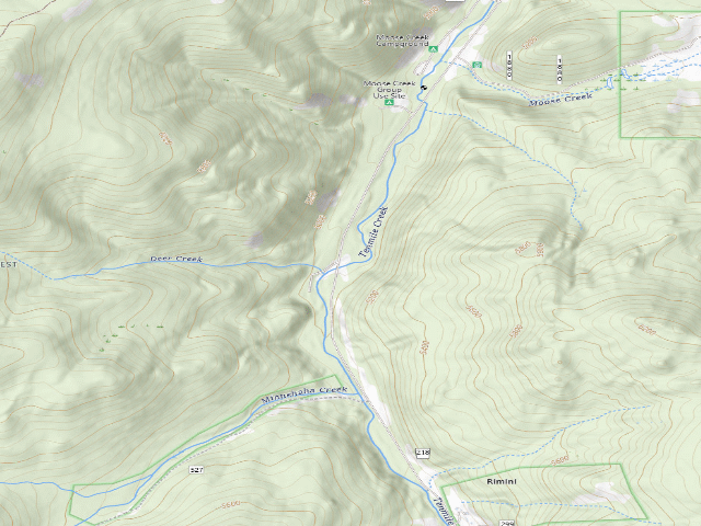 USGS topographic map of 10Mile001A