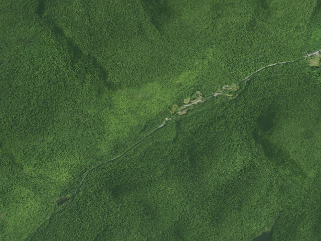 Aerial image of 11Th Mountain Trailhead Campsite (Siamese Ponds Wilderness)