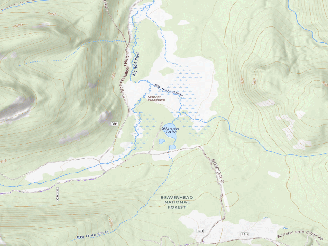 USGS topographic map of 12  Established Lake