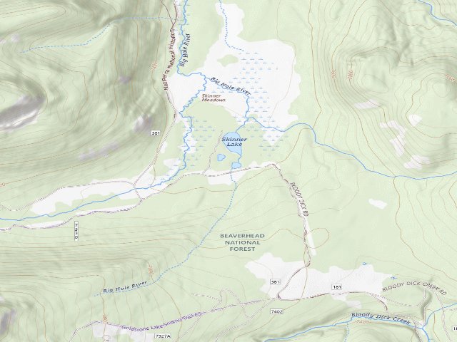 USGS topographic map of 13  By Pond
