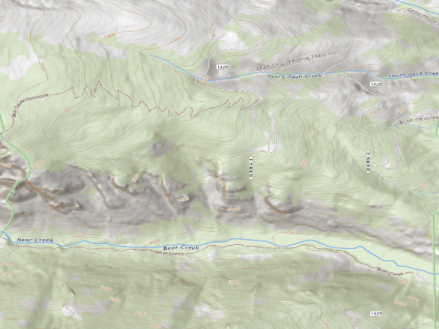 USGS topographic map of 1325 Road