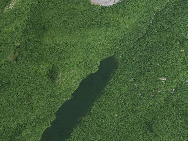 Aerial image of 13Th Lake Campsite 10 (Siamese Ponds Wilderness)