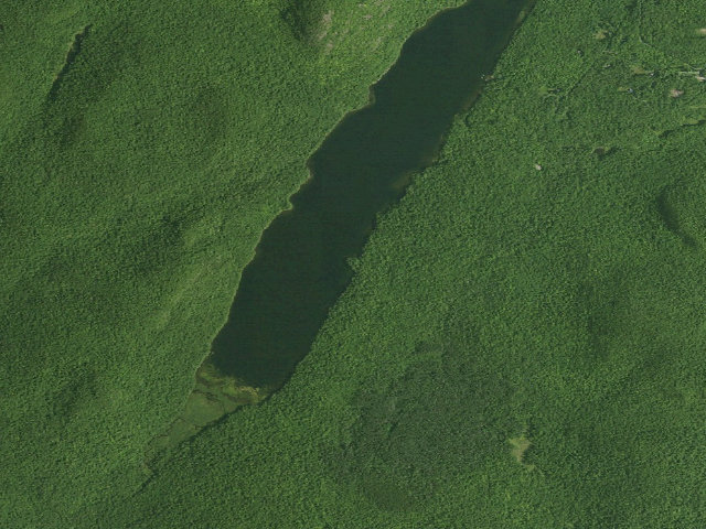 Aerial image of 13Th Lake Campsite 3 -Elizabeth Pt (Siamese Ponds Wilderness)