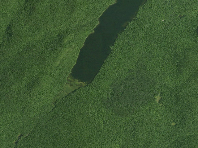 Aerial image of 13Th Lake Campsite 4 (Siamese Ponds Wilderness)