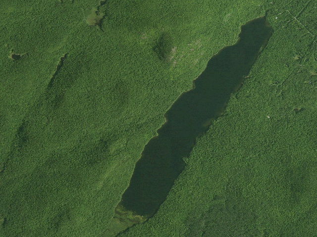 Aerial image of 13Th Lake Campsite 7 (Siamese Ponds Wilderness)