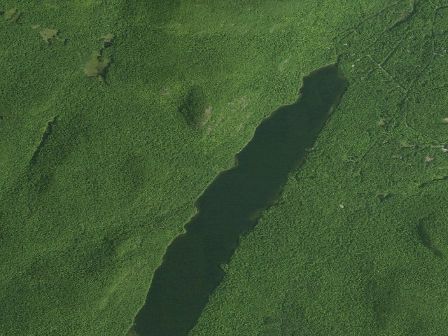 Aerial image of 13Th Lake Campsite 8 (Siamese Ponds Wilderness)