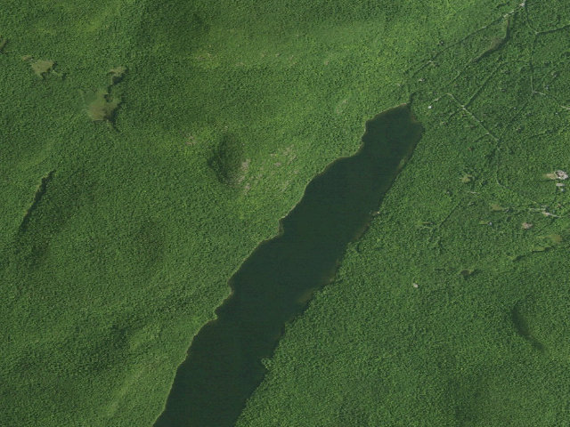 Aerial image of 13Th Lake Campsite 9 (Siamese Ponds Wilderness)