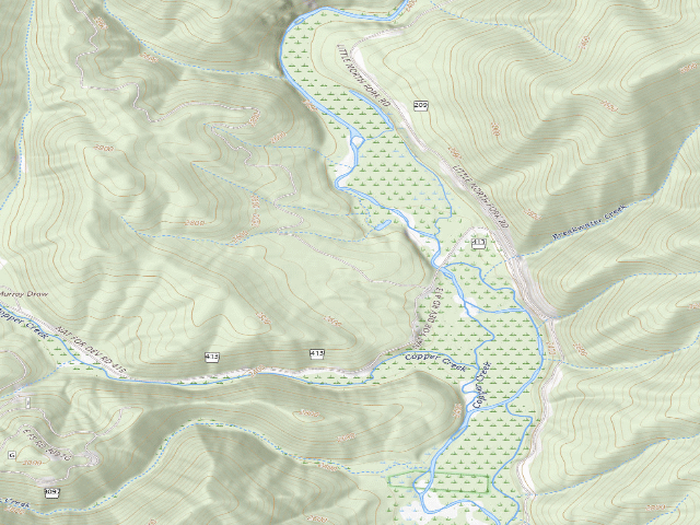 USGS topographic map of 1604 Site 1