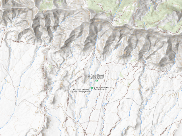USGS topographic map of 18 Road - North Fruita Desert