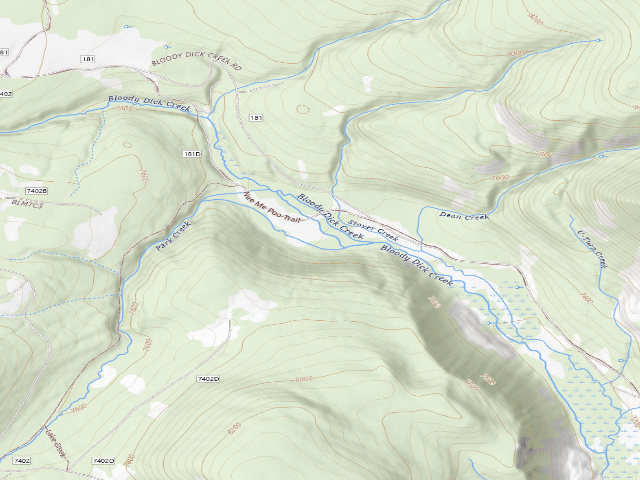 USGS topographic map of 2 Branch Road No