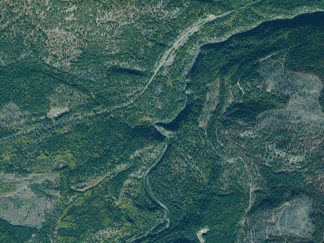 Aerial image of 2378Rd Yaak River Canyon West