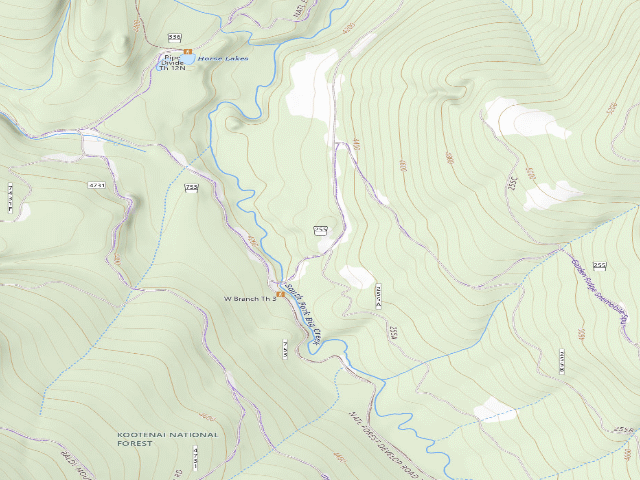 USGS topographic map of 255 Gravel Pit