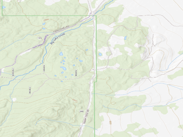 USGS topographic map of 2X4 Board