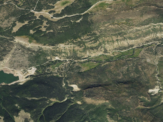 Aerial image of 30 Mile Stock Unloading Area