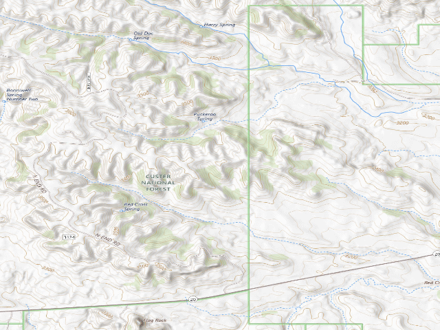USGS topographic map of 312417 Rd End