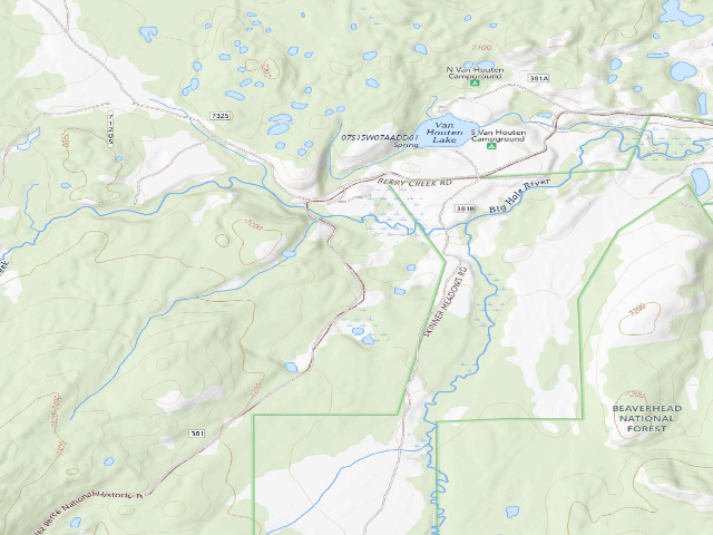 USGS topographic map of 318 Site 4