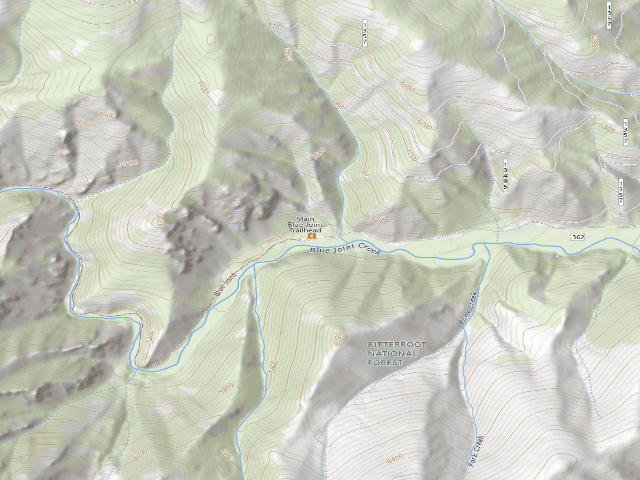 USGS topographic map of 362 Road