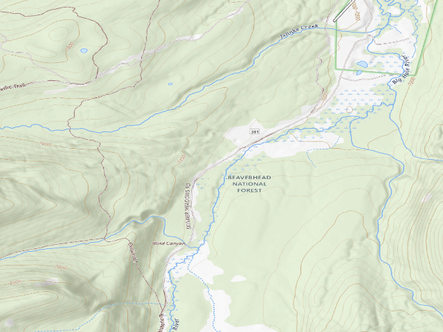 USGS topographic map of 381 Site 1 7/4