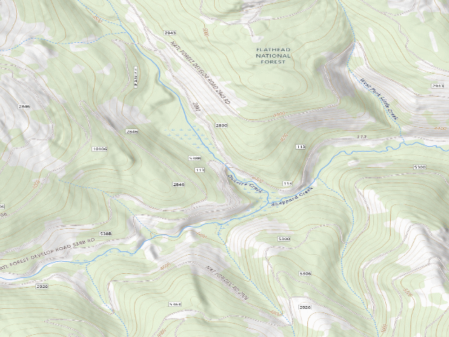 USGS topographic map of 4 Corners