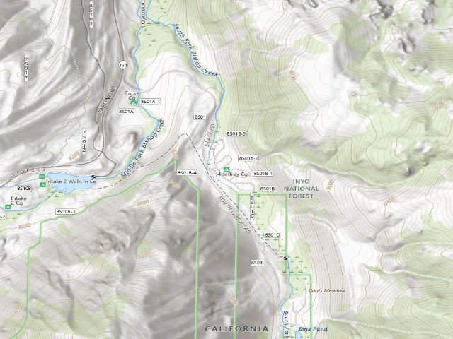 USGS topographic map of 4 Jeffrey Cg