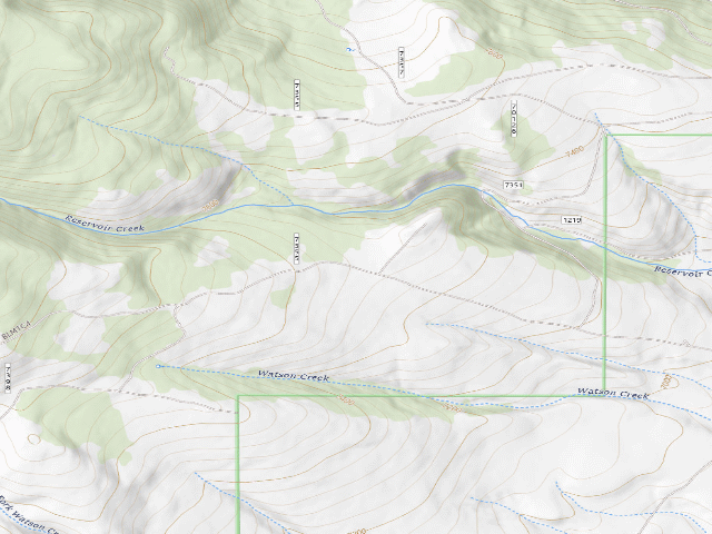 USGS topographic map of 4 Lane Traffic