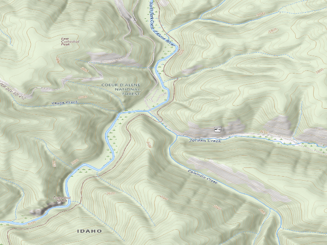 USGS topographic map of 412 Road Mm 22.4