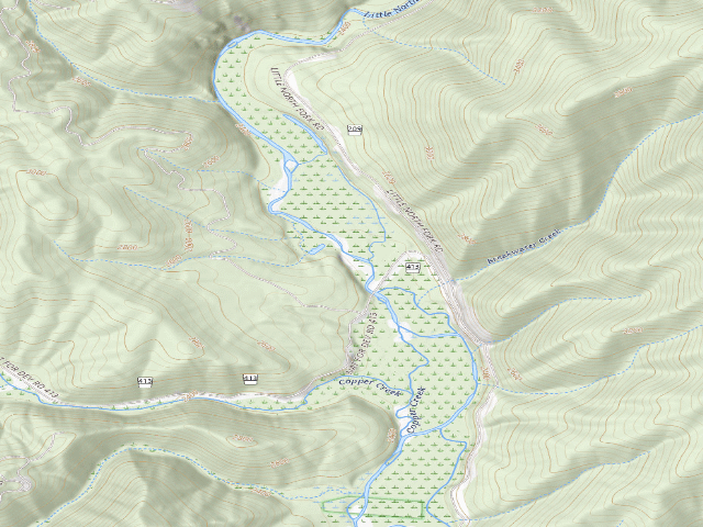 USGS topographic map of 413 Site 11D
