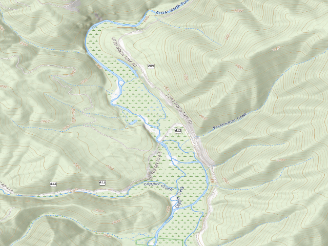 USGS topographic map of 413 Site 12