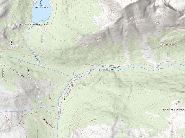 USGS topographic map of 429 Road-002