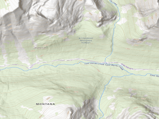 USGS topographic map of 429 Road-004