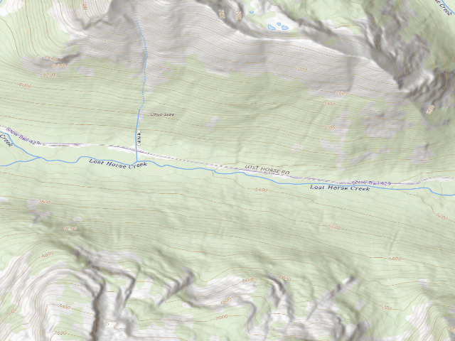 USGS topographic map of 429 Road-008