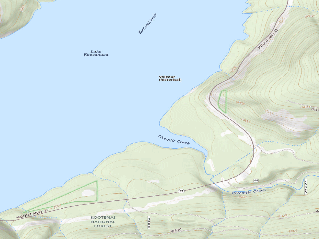 USGS topographic map of 5 Mile Ds-5043B