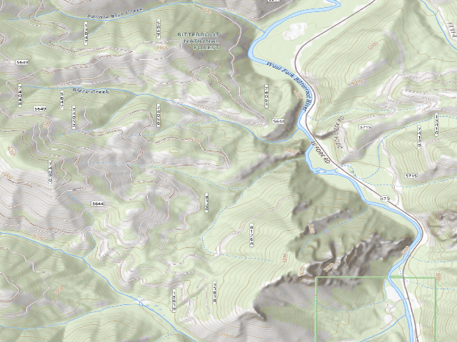 USGS topographic map of 5644 Road