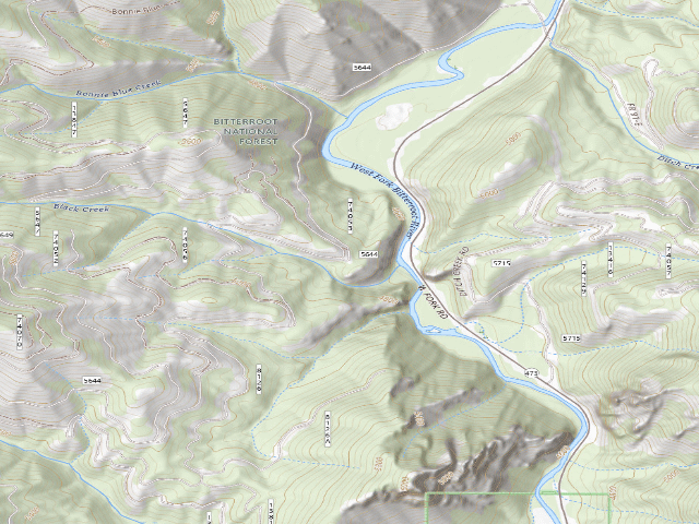 USGS topographic map of 5644 Road