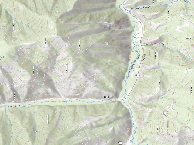 USGS topographic map of 5665 Road