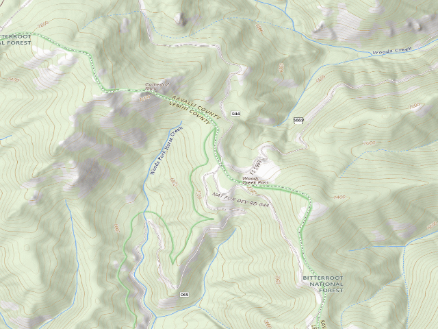 USGS topographic map of 5669 Road