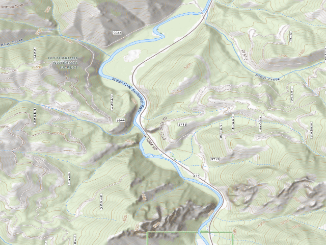USGS topographic map of 5715 Road