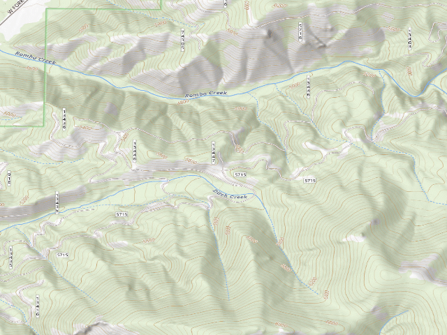 USGS topographic map of 5715 Road