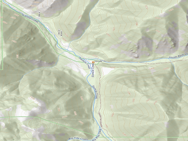 USGS topographic map of 6 Mile 001