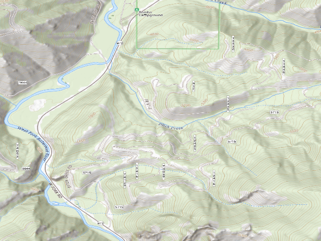 USGS topographic map of 66E Road