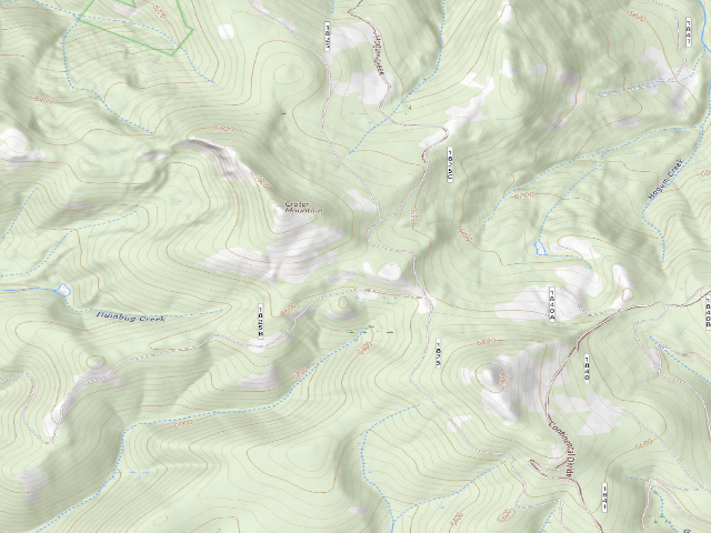 USGS topographic map of 7-Up Pete Crk-Rd 1825-003