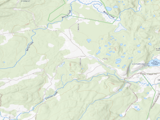 USGS topographic map of 71205 Site 1
