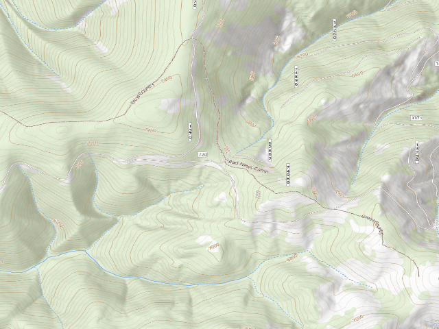 USGS topographic map of 720 Road 001