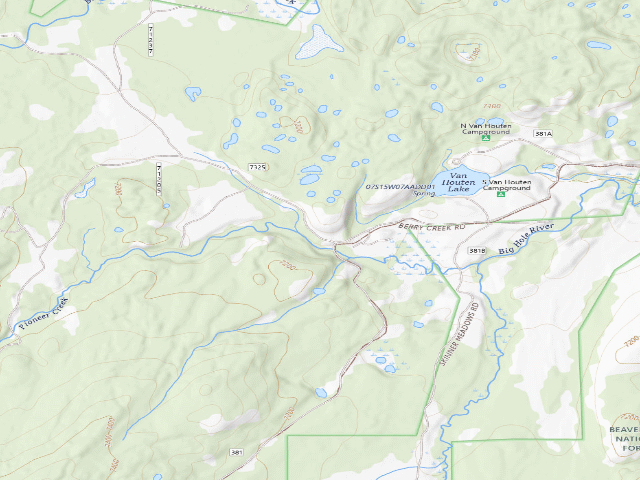 USGS topographic map of 7325 Site 1