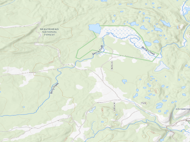 USGS topographic map of 7325 Site 4