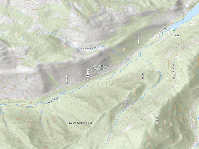 USGS topographic map of 895A Dispersed Camp 