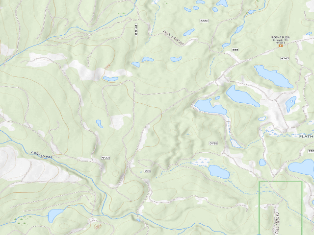 USGS topographic map of 903-15 Cold-Elk Ridge Area
