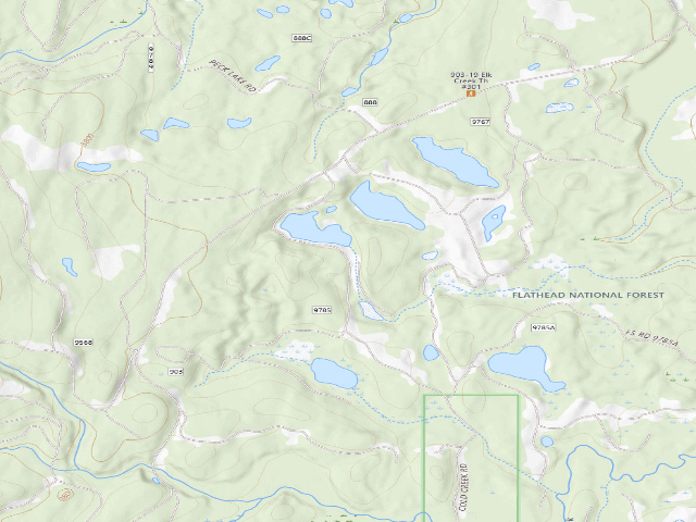 USGS topographic map of 903-23 Elk Area