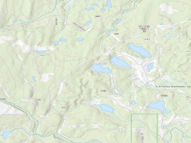 USGS topographic map of 903-24 Elk Area