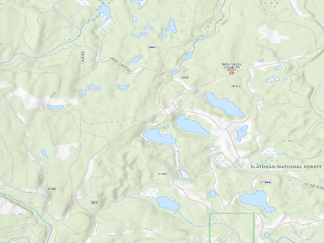 USGS topographic map of 903-26 Elk Area